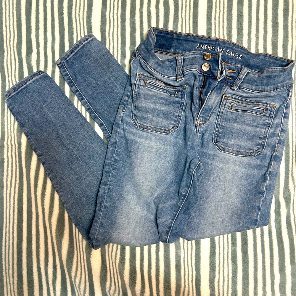 American Eagle Hi-rise jegging